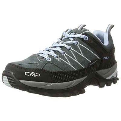 Image de CMP Rigel Low WMN Trekking Shoes WP Femme Chaussures de randonnée, Gris Bleu Clair Graffite Azzurro, 36 EU
