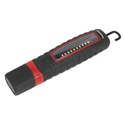 Image de Sealey LED360 Lampe d&#039;inspection Rechargeable 360 10 SMD LED + 3W Noir Lithium Ion