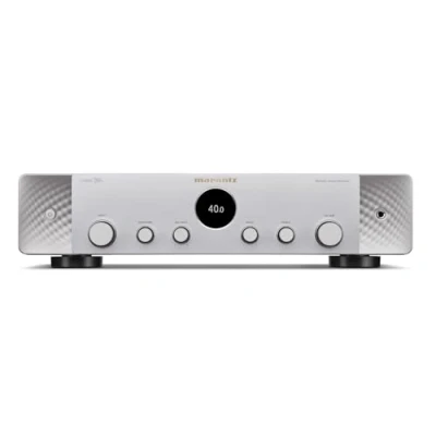 Image de Marantz Ampli Tuner Stereo 70s Audio et vidéo Deux canaux 8K avec Streaming intégré HEOS®, entrée Phono Radio FM/Dab Argent