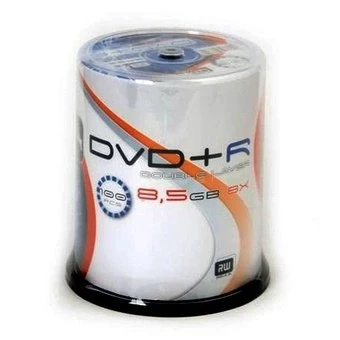 Image de 100 FREESTYLE DVD+R 8,5GB 8X DOUBLE LAYER PRINT