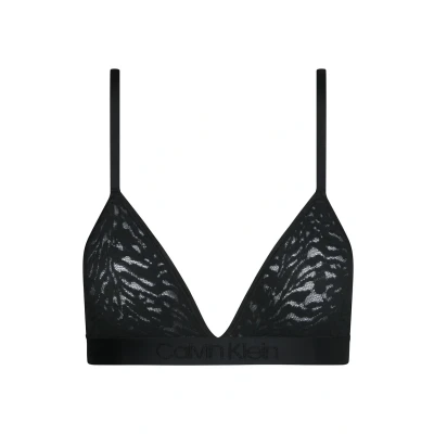 Image de Calvin Klein Underwear Unlined Soutiengorge triangle, Femme, Taille: Large, Black
