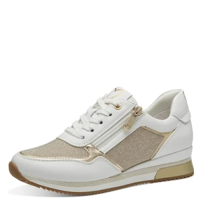 Image de MARCO TOZZI Basket by Guido Maria Kretschmer 2 23713 41 Femme, Blanc Or, 38 EU