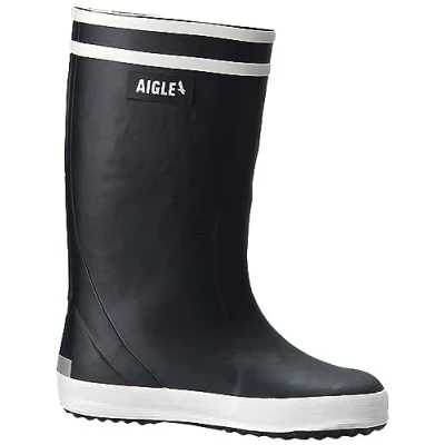 Image de Aigle Lolly POP FUR Unisex Bottes en Caoutchouc pour enfants, Taille: 24, Bleu naturel