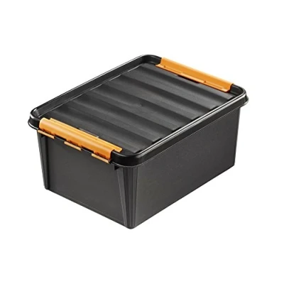Image de orthex &#039;3191269 Smart Pro 15 Clip Box, PP, Noir, 40 x 30 19 cm