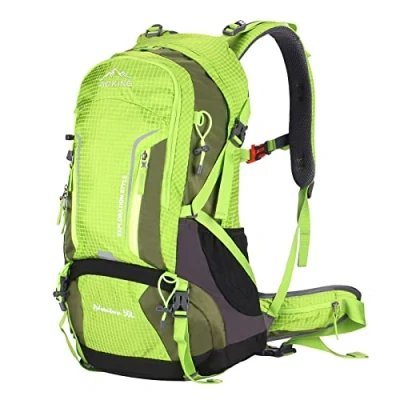 Image de Aoking,sac à dos de randonnée/escalade,50L,YJN67363,éléments standards :panneau en maille flux d&#039;air amovible,imperméable,sifflet SOS,housse pluie
