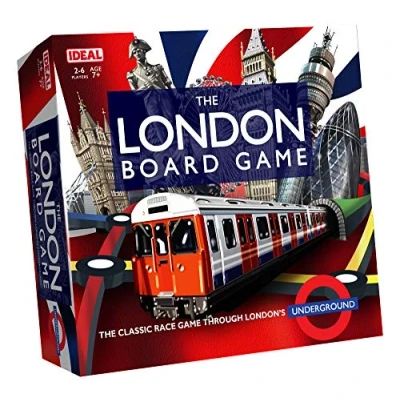 Image de IDEAL , The London Board Game: Classic race game through London&#039;s Underground! Games For 2 6 Players Ages 7+
