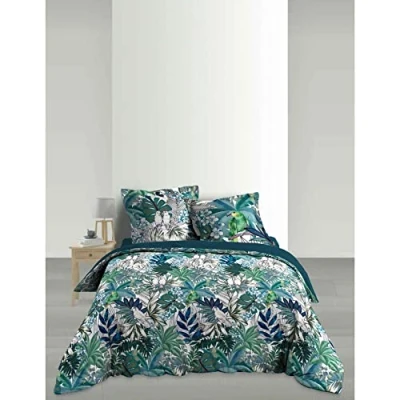Image de douceur d&#039;intérieur, Parure 3 Pièces (240 x 220 cm) Colibri, Percale de Coton