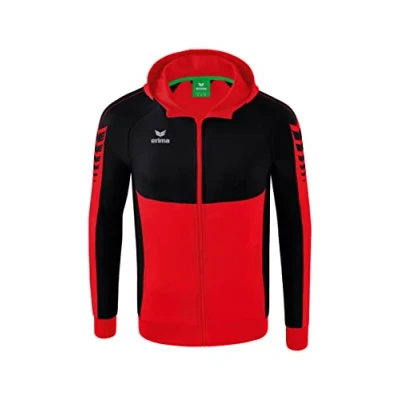 Image de Erima Mixte Six Wings capuche, red/black, L EU