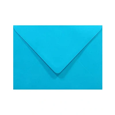 Image de Netuno 1000 enveloppes bleues B6 125x175 mm Rainbow 80g enveloppe bleue rabat pointu colorées décoratives pour invitations mariage Noël cartes de voeux anniversaire fêtes lettres