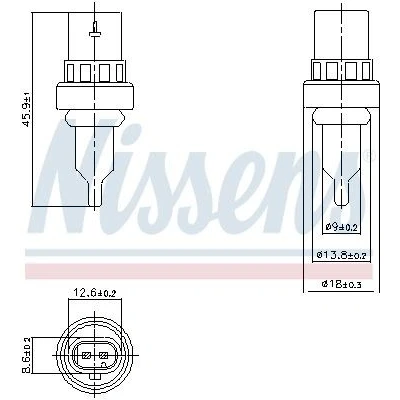 Image de NISSENS 207011 Sonde De Température Liquide Refroidissement KIA: Stonic 3/5 portes