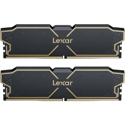 Image de Lexar Thor OC DDR5 RAM 32Go Kit (2x16Go) 6000 MHz, DRAM UDIMM 288 Pin PC Mémoire de Bureau, Ordinateur Haute Performance pour Intel XMP 3.0/AMD Expo, 1.35V (LD5U16G60C38LG RGD)