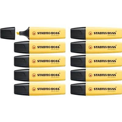 Image de Stabilo Boss Original Surligneur, jaune poudré