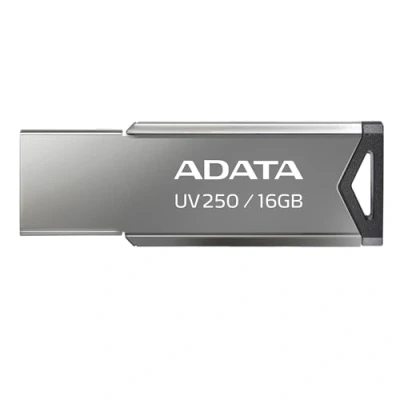 Image de ADATA UV250 lecteur USB flash 16 Go Type A 2.0 Argent Lecteurs (16 Go, A, 2.0, Sans capuchon, 5,6 g, Argent)