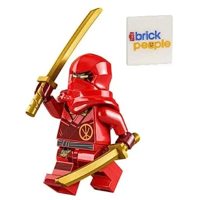Image de LEGO Ninjago Dragons Rising : Kai Minfigure avec double épées