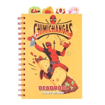 Image de Grupo Erik Carnet de Notes A5 Deadpool avec Intercalaires, 160 Pages Notebook, Bullet Journal, Spirale