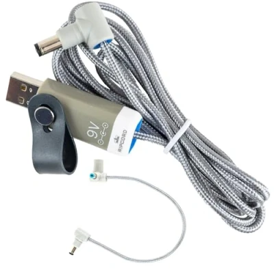 Image de myVolts Ripcord Câble d&#039;alimentation USB 9V Compatible avec Korg Minilogue XD Synthétiseur