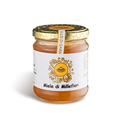 Image de Moretti® Miel artisanal Fabriqué en Calabre Essences diverses Emballage verre 250g (Millefiori, 1)