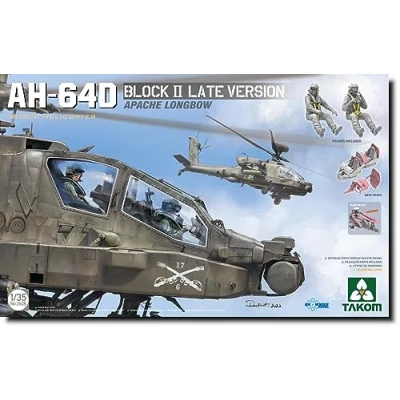 Image de TAKOM Maquette Hélicoptère Ah 64d Block II Late V 1:35ersion Apache Longbow 2608 1:35