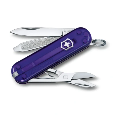 Image de Victorinox, Classic SD, Couteau de Poche Suisse, Multifonction, Léger, 7 Fonctions, Petite lame, Lime à ongles, Tournevis 2,5 mm