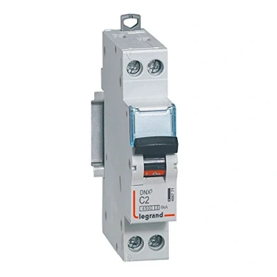 Image de 406777 Disjoncteur Legrand 32A unipolaire + neutre DNX3 courbe C 4,5/6kA À vis 1 module