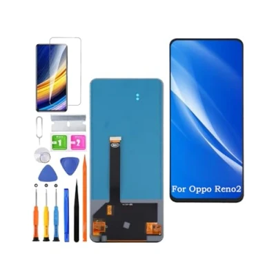 Image de HLYGZX Écran de rechange pour Oppo Reno2 LCD TFT Reno 2 CPH1907 Kit réparation (sans empreintes digitales)