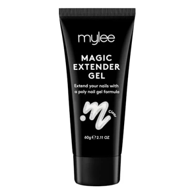 Image de MYGEL de Mylee Magic Extender gel 60g Tenue longue durée, aspect naturel, pour extension d’ongle, débutant et professionnel, épaississant en acrylique, Nail Art (Clear)