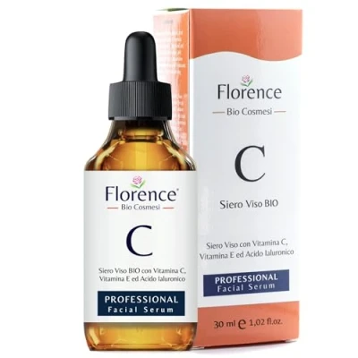 Image de 30ml. BIO Sérum Visage à la Vitamine C/E, Acide Hyaluronique Pur et Niacinamide. Anti rides, taches Hydratant. Soin âge Idéal Comme Crème Contour des Yeux. Bouteille PET