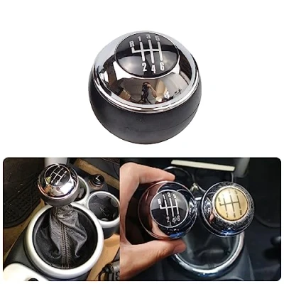 Image de Kakulkomen Pommeau de levier vitesse 5/6 vitesses pour Mini R50 One D R52 R53 Cooper S 3 portes 2001 2002 2003 2004 2005 2008 (6 vitesses) SK Mini04