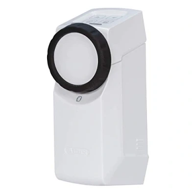 Image de ABUS HomeTec Pro Bluetooth CFA3100 Serrure électronique de Porte, pour l’Ouverture et Le Verrouillage la Porte d&#039;entrée Via l&#039;application sur Smartphone, avec contrôle d&#039;accès, Blanc