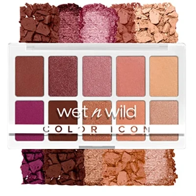 Image de wet n wild, Palette 10 Nuances Color Icon, de Fards à Paupières, Couleurs Richement Pigmentées pour un Maquillage Quotidien, Formule Longue Durée et Facile Mélanger, Heart &amp; Sol
