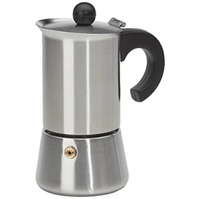 Image de Ibili Cafetière à Expresso Indubasic, 2 Tasses, 100 ml, Acier Inoxydable, Compatible avec les Plaques Induction
