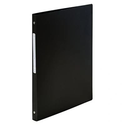 Image de Exacompta réf. 51191E 1 Classeur souple avec étiquette OPAK 4 anneaux ronds diamètre 15 mm Dos 20 Dimensions extérieures : 32 x 25 cm Format à classer A4 Coloris noir