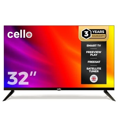 Image de Cello 32&quot; Smart TV LG WebOS HD Ready Téléviseur avec Triple Tuner S2 T2 FreeSat Bluetooth Disney+ Netflix Apple TV+ Prime Video Fabriqué en Europe