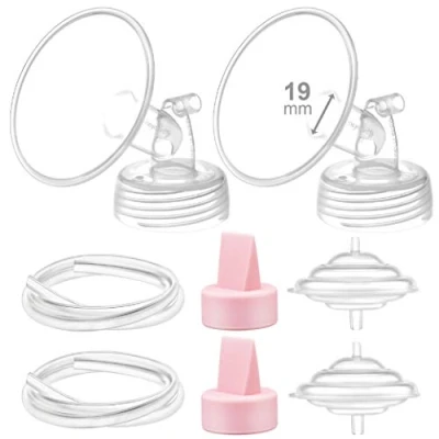 Image de Maymom Pièce de pompe compatible avec le tire lait Spectra S2 S1 9 Plus rechange Pump Accessoires Bride Bec canard(flange 19mm)
