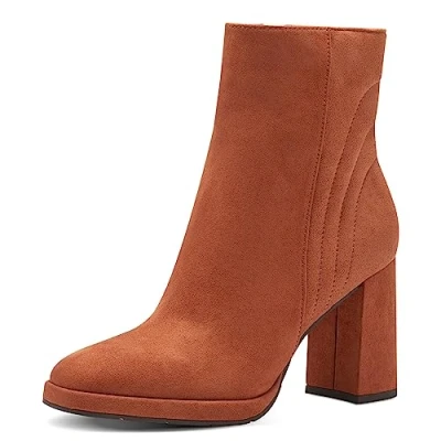 Image de Marco Tozzi Bottines, Femme, Taille: 40, Rust Textile