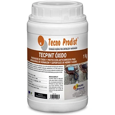 Image de Tecno Prodist TECPINT OXYDO de 1 litre passivateur d&#039;oxyde à base d&#039;eau protection anticorrosion pour les armatures convertisseur et transformateur surfaces en fer acier