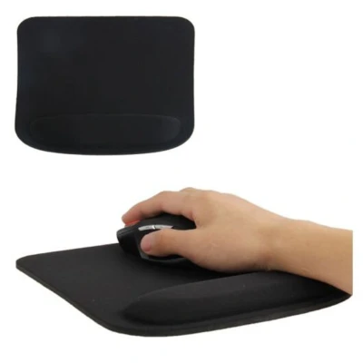 Image de Tapis De Souris Ergonomique Repose Poignet Ultra Fin Confort Optimal Noir YONIS Neuf