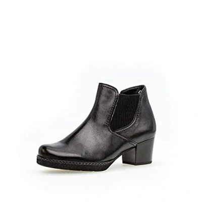 Image de Gabor Femme Bottines, Dame Bottines Chelsea,Semelle intérieure Amovible,Bottes de Glisse,Demi Bottes,Bottines,Noir (Schwarz) / 17,39 EU 6 UK