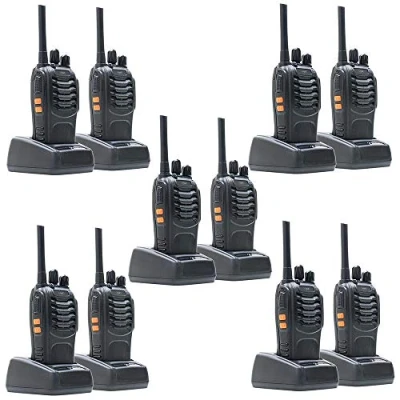 Image de Paquet 10 radios Portables PNI PMR R40 Pro Piles, chargeurs et écouteurs Inclus