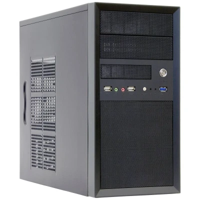 Image de Chieftec CT 01B OP unité centrale Mini Tower Noir Neuf