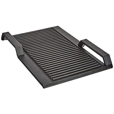 Image de Neff Plaque de cuisson en acier inoxydable, noire, rectangulaire, adaptée à l&#039;induction, intégrée