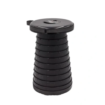 Image de WEDO SITTOGO®NXT PP Tabouret télescopique de Camping certifié TÜV &amp; GS troisième génération amélioré Poids 1,06 kg capacité Charge 150 Couleur Noir