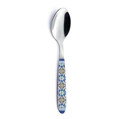 Image de 12 CUILLERES A SOUPE ACIER INOXYDABLE 18Cr AVEC POIGNEE DECOREE