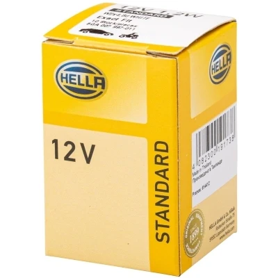 Image de HELLA 8GA 007 997 011 Ampoule, éclairage des instruments 12 Ampoule sur socle W2x4.6d Halogène MERCEDES BENZ: Classe E Berline, CLK Coupe