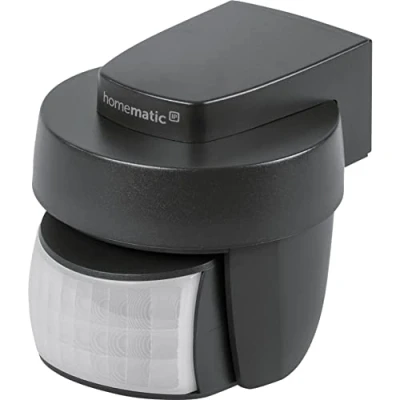 Image de Homematic IP Smart Home Détecteur de Mouvement HmIP SMO A 2 avec capteur crépusculaire Extérieur Anthracite