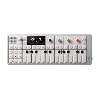 Image de Teenage Engineering OP 1 Field (Synthétiseur, échantillonneur et boîte à rythmes portable avec haut parleur intégré, microphone, effets vocodeur, Bluetooth Midi, USB C, 24 heures d&#039;autonomie)