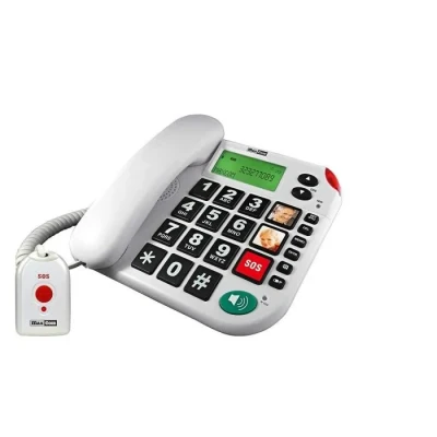Image de Telephone Filaire KXT481 avec MEDAILLON SOS MAXCOM