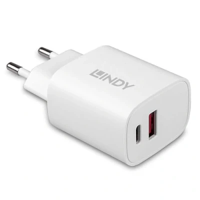 Image de Lindy 20W USB Type A &amp; C Charger Neuf