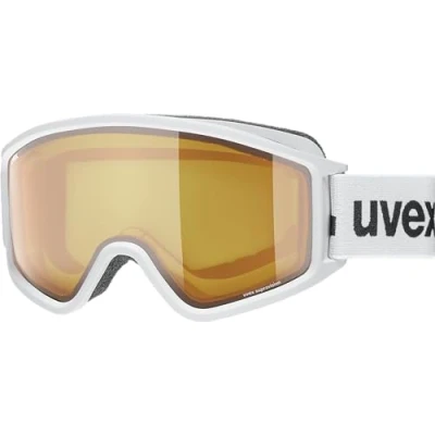 Image de uvex G,Gl 3000 Lgl Masque de Ski pour Hommes et Femmes Anti Buée Champ Vision Élargi White Matt/lasergold Lite Blue One Size