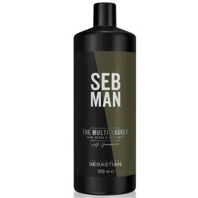 Image de Sebastian Shampooing Seb Man Care The Multi Tasker Shampooing/Nettoyant Cheveux, Barbe &amp; Corps